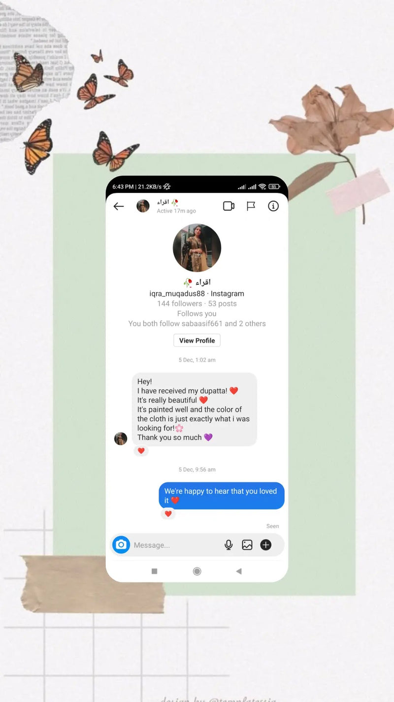 Customer Testimonial Screenshot
